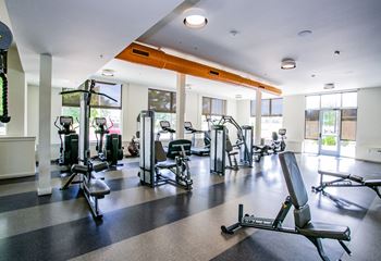 The arbory apartments 24 hr state-of-the-art fitness center